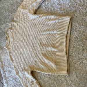 Cream sweater size M
